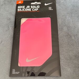 Nike Junior Solid Pink Silicone Cap